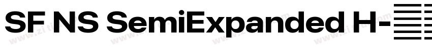 SF NS SemiExpanded H字体转换 SF NS SemiExpanded H字体转换